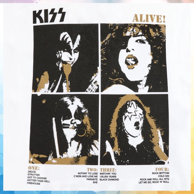 Kiss Official Store Merch Alive 50Th Anniversary Long Sleeve Kiss Official Store Merch Alive 50Th Anniversary Long Sleeve