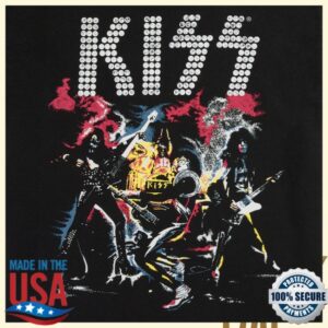 Kiss Official Store Merch Alive Track List T-Shirt