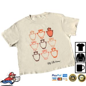 Getty Store Merch Villa Vase Relaxed T-Shirt