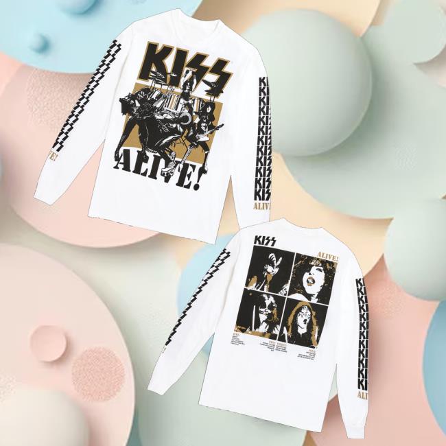 Kiss Online Shop Merch Alive 50Th Anniversary Long Sleeve Kiss Online Shop Merch Alive 50Th Anniversary Long Sleeve