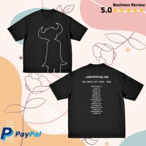 Jamiroquai Shop Merch Heels Of Steel Buffalo Man Tour T-Shirt