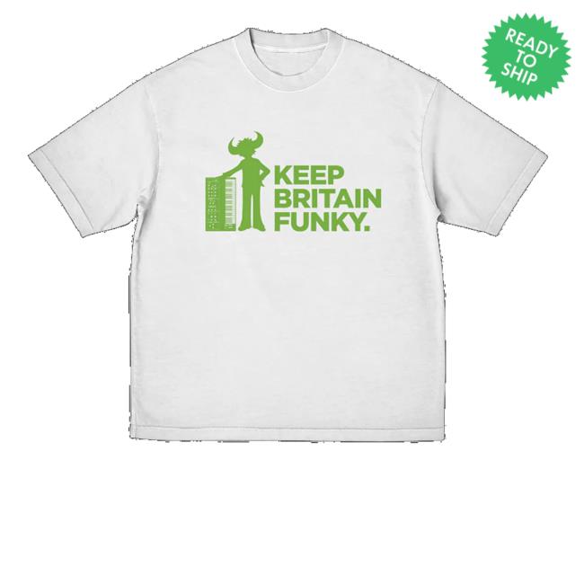 Jamiroquai Shop Merch Keep Britain Funky T-Shirt Jamiroquai Shop Merch Keep Britain Funky T-Shirt