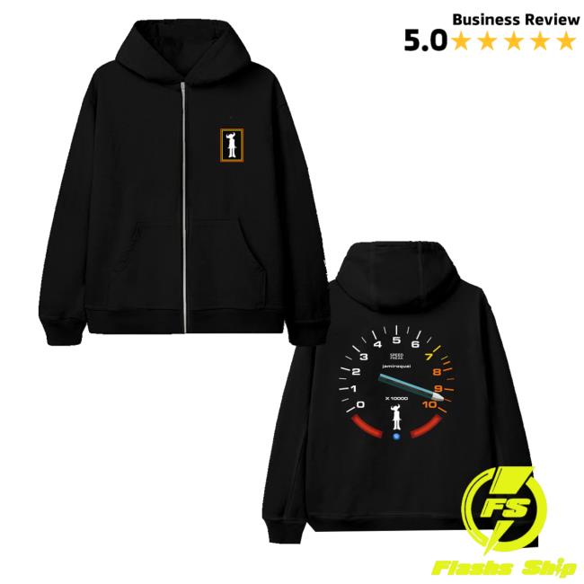 Jamiroquai Shop Merch Speedometer Zip Hoodie Jamiroquai Shop Merch Speedometer Zip Hoodie