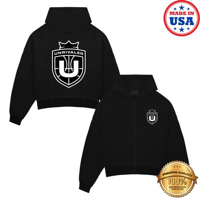 Unrivaled Merch Store Unrivaled League Zip Hoodie Black Unrivaled Merch Store Unrivaled League Zip Hoodie Black