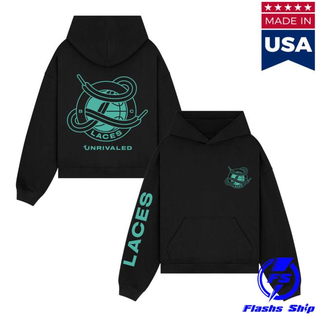Unrivaled Merch Store Laces Basketball Club Logo Hoodie Black Unrivaled Merch Store Laces Basketball Club Logo Hoodie Black