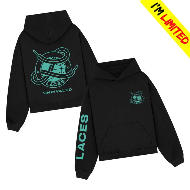 Unrivaled Merch Store Laces Basketball Club Logo Hoodie Black Unrivaled Merch Store Laces Basketball Club Logo Hoodie Black