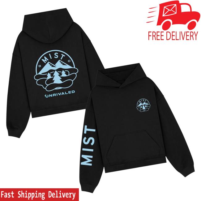 Unrivaled Merch Store Mist Basketball Club Logo Hoodie Black Unrivaled Merch Store Mist Basketball Club Logo Hoodie Black