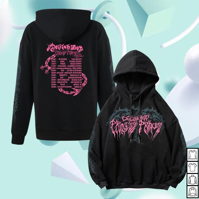 Delilah Bon Merch Store Princeless Princess Tour Hoodie Delilah Bon Merch Store Princeless Princess Tour Hoodie