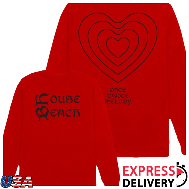Beach House Baltimore Store Merch Otm Heart Red Long Sleeve Tee Beach House Baltimore Store Merch Otm Heart Red Long Sleeve Tee