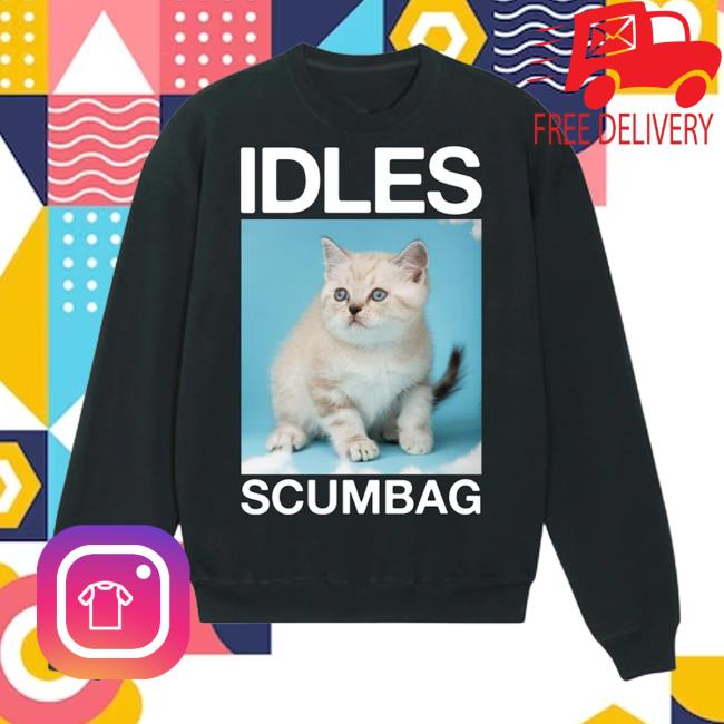 Idles Band Merch Store Scum Bag Crewneck Idles Band Merch Store Scum Bag Crewneck
