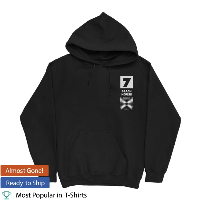Beach House Baltimore Store Merch 7 Pullover Black Hoodie Beach House Baltimore Store Merch 7 Pullover Black Hoodie
