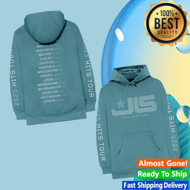 Jls Official Merch Store The Club Is Alive Dateback Seafoam Hoodie Jls Official Merch Store The Club Is Alive Dateback Seafoam Hoodie