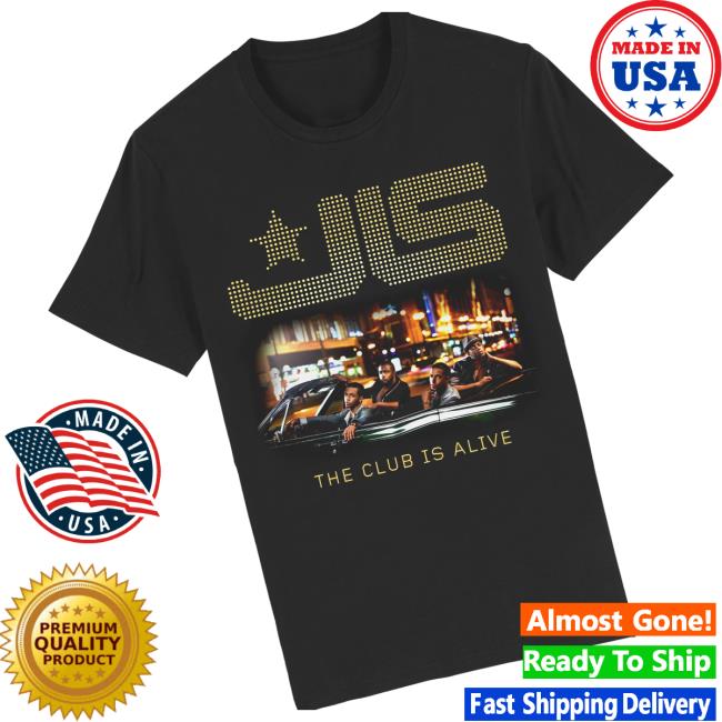 Jls Official Merch Store The Club Is Alive Retro Washed Charcoal Tee Jls Official Merch Store The Club Is Alive Retro Washed Charcoal Tee