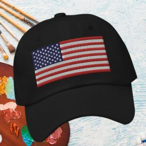 Usa Flag Store Merch American Flag Embroidered Flag Dad Hat