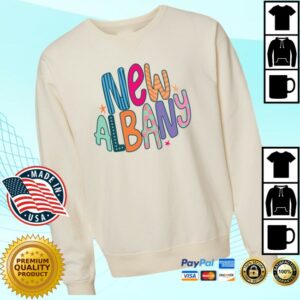 Screenco Store Merch New Albany Colorful Sweatshirt