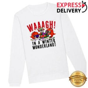 Warhammer Store Merch Red Gobbo Winter Wonderland Christmas Jumper Sweatshirt