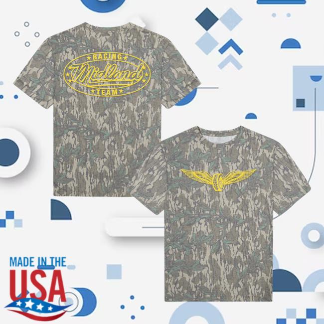 Midland Official Merch Store Burnout Wings Mossy Oak Tee Midland Official Merch Store Burnout Wings Mossy Oak Tee