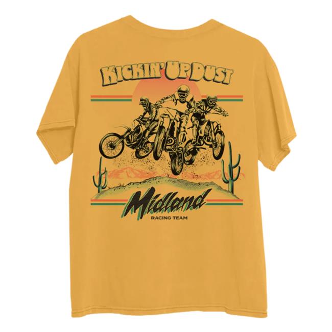 Midland Official Merch Store Kickin’ Up Dust Gold Tee Midland Official Merch Store Kickin’ Up Dust Gold Tee