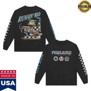 Midland Official Merch Store Runnin’ Wild Black Long Sleeve