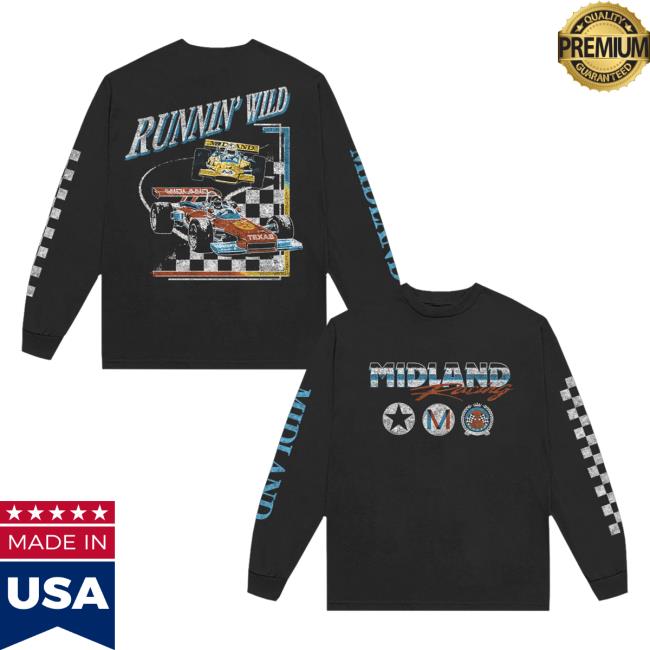 Midland Official Merch Store Runnin’ Wild Black Long Sleeve Midland Official Merch Store Runnin’ Wild Black Long Sleeve