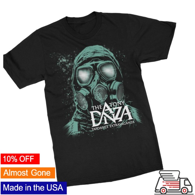 Indiemerchstore The Tony Danza Tapdance Extravaganza Gas Mask T-Shirt Indiemerchstore The Tony Danza Tapdance Extravaganza Gas Mask T-Shirt