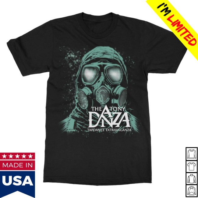 Indiemerchstore The Tony Danza Tapdance Extravaganza Gas Mask T-Shirt Indiemerchstore The Tony Danza Tapdance Extravaganza Gas Mask T-Shirt