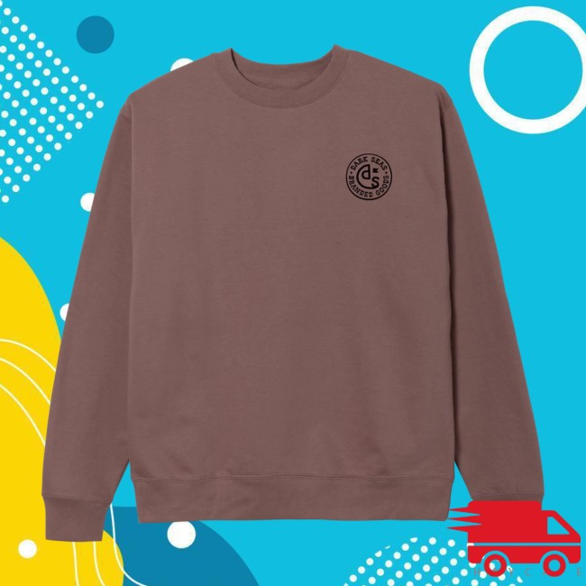 Coastal Edge Store Merch Branding Iron Pigment Crewneck Coastal Edge Store Merch Branding Iron Pigment Crewneck