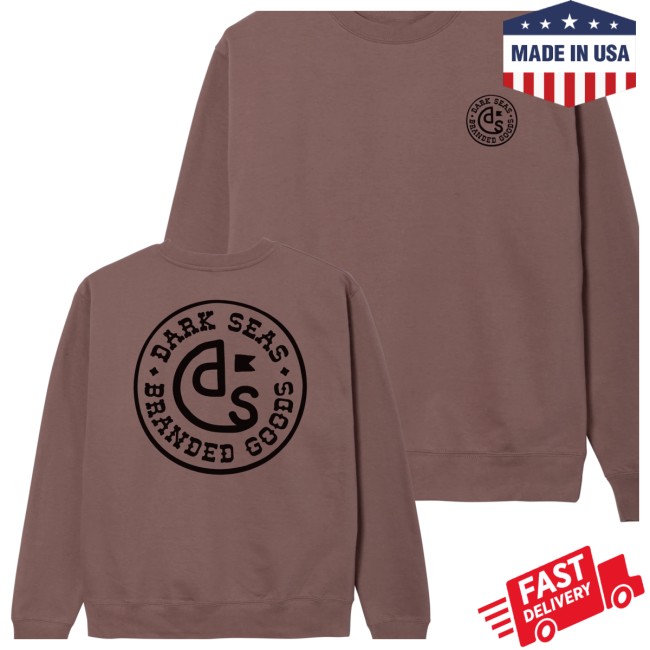Coastal Edge Store Merch Branding Iron Pigment Crewneck Coastal Edge Store Merch Branding Iron Pigment Crewneck