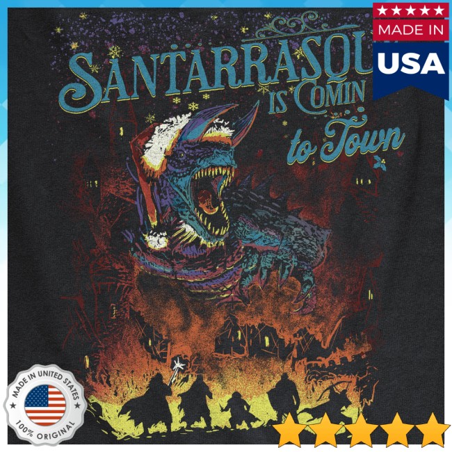 Tsaurus Store Merch San Tarrasque Is Comin’ To Town Monster Tee Tsaurus Store Merch San Tarrasque Is Comin’ To Town Monster Tee