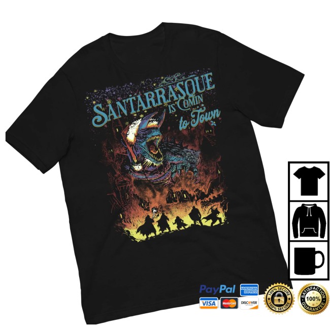 Tsaurus Store Merch San Tarrasque Is Comin’ To Town Monster Tee Tsaurus Store Merch San Tarrasque Is Comin’ To Town Monster Tee