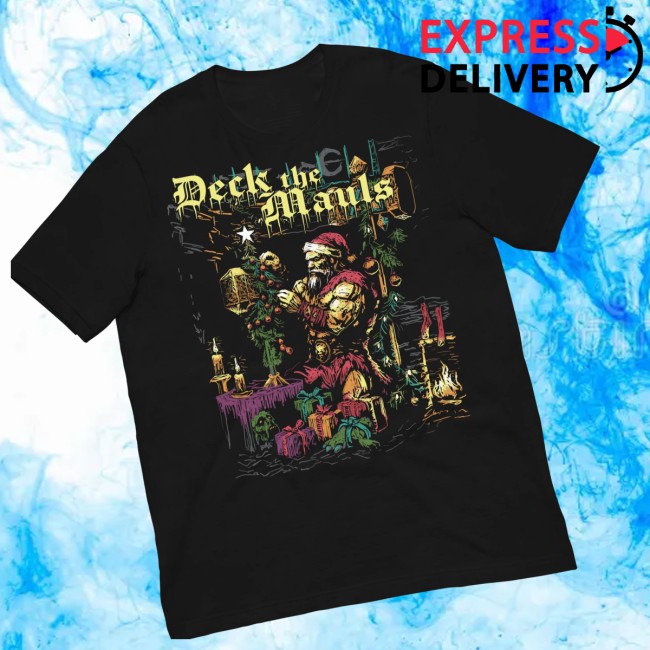 Tsaurus Store Merch Deck The Mauls Barbarian Christmas Tee Tsaurus Store Merch Deck The Mauls Barbarian Christmas Tee