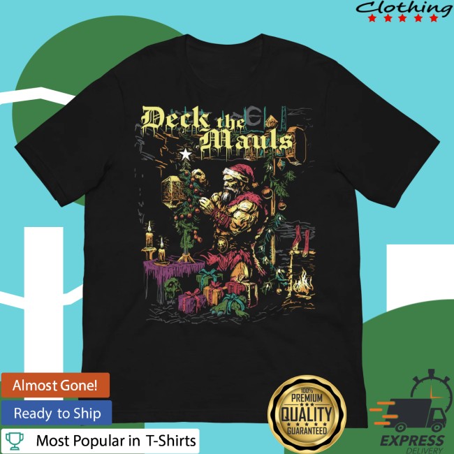 Tsaurus Store Merch Deck The Mauls Barbarian Christmas Tee Tsaurus Store Merch Deck The Mauls Barbarian Christmas Tee