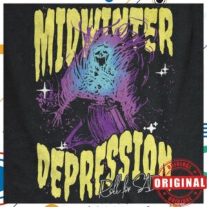 Tsaurus Store Merch Midwinter Depression – S.A.D. Awareness Tee