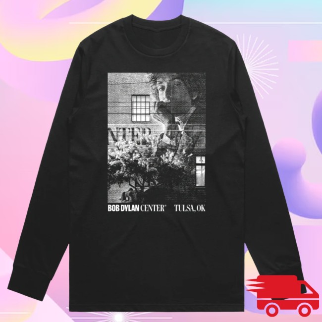 Bob Dylan Center Store Merch Times Are A-Changin Mural Long Sleeve Bob Dylan Center Store Merch Times Are A-Changin Mural Long Sleeve