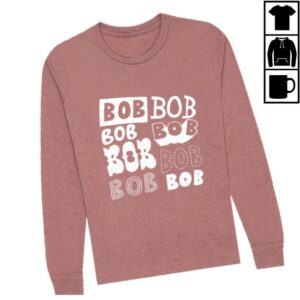 Bob Dylan Center Store Merch Bob Bob Bob Youth Long Sleeve