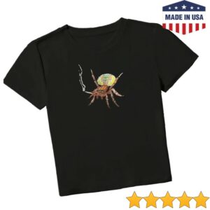 Suki Waterhouse Store Merch Sparkly Spidermuffin Baby Tee