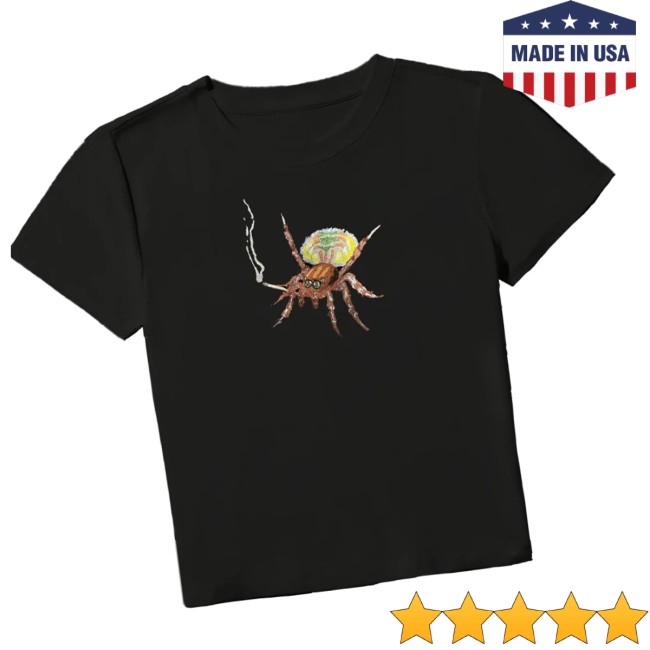 Suki Waterhouse Store Merch Sparkly Spidermuffin Baby Tee Suki Waterhouse Store Merch Sparkly Spidermuffin Baby Tee