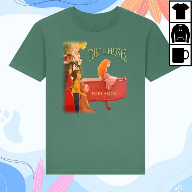 Tori Amos Store Merch Tori And The Muses Piano T-Shirt Tori Amos Store Merch Tori And The Muses Piano T-Shirt