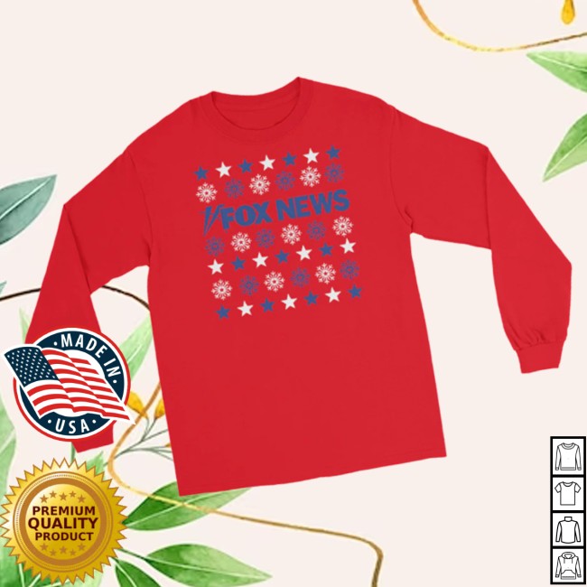 Foxnews Store Merch Fox News Holiday Snowflakes Long Sleeve Shirt Foxnews Store Merch Fox News Holiday Snowflakes Long Sleeve Shirt