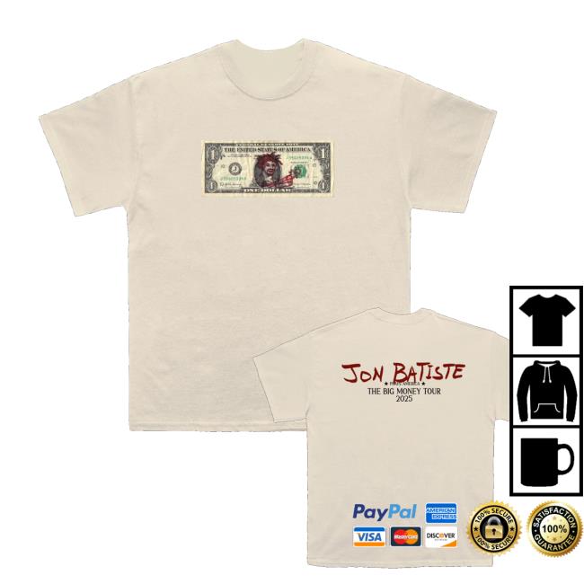 Jon Batiste Store Merch Dollar Jon Batiste Plays America The Big Money Tour 2025 Shirt Jon Batiste Store Merch Dollar Jon Batiste Plays America The Big Money Tour 2025 Shirt