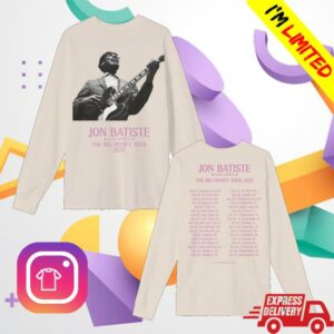 Jon Batiste Store Merch Jon Batiste Plays America The Big Money Tour 2025 Long Sleeve