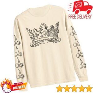 Kings Of Leon Shop Store Merch Crown Vintage White Long Sleeve