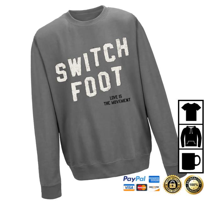 Switchfoot Merch Store Love Is The Movement Crewneck Switchfoot Merch Store Love Is The Movement Crewneck