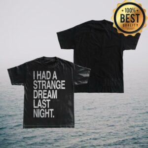 Dcthedon Merch Store Ltr5 Strange Dream Tee Blk