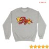 Djo Music Store Merch Another Bite Tour 2025 Star Crewneck Sweatshirt 2 kenny djo music store merch another bite tour 2025 star crewneck sweatshirt