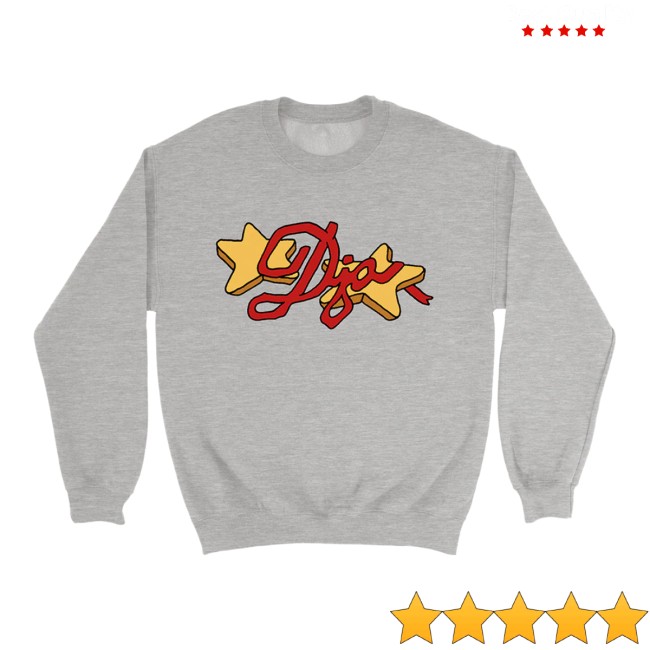 Djo Music Store Merch Another Bite Tour 2025 Star Crewneck Sweatshirt Djo Music Store Merch Another Bite Tour 2025 Star Crewneck Sweatshirt