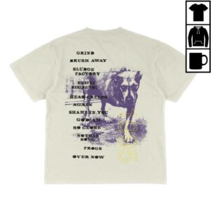 Alice In Chains Store Merch Dog Tracklist T-Shirt