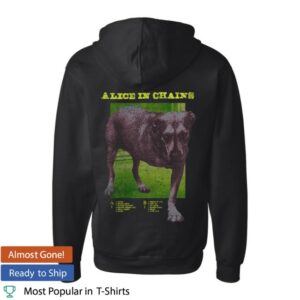 Alice In Chains Store Merch Dog Tracklist Hoodie
