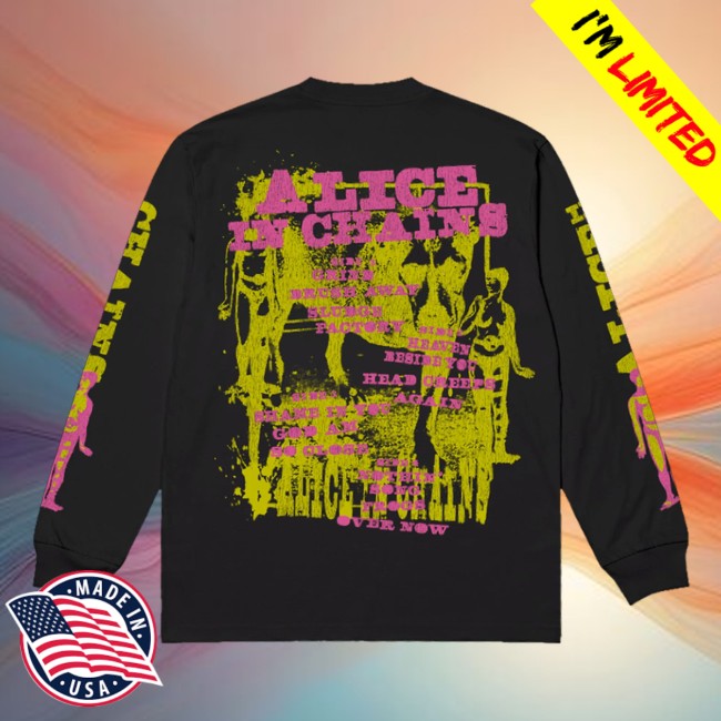 Alice In Chains Store Merch Tripod Long Sleeve T-Shirt Alice In Chains Store Merch Tripod Long Sleeve T-Shirt