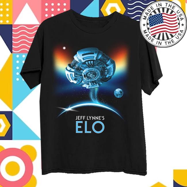 Jeff Lynne’s Elo Store Merch Flying Astral Spaceship T-Shirt Jeff Lynne’s Elo Store Merch Flying Astral Spaceship T-Shirt